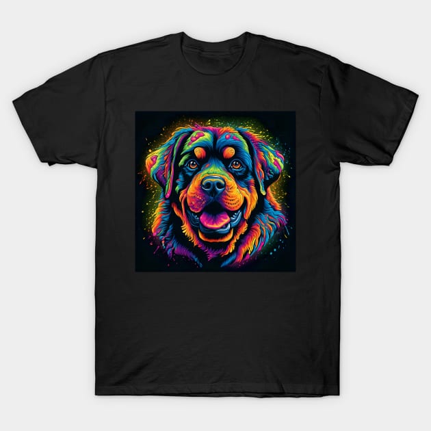 Rottweiler MDA Ai generated T-Shirt by Freedomink